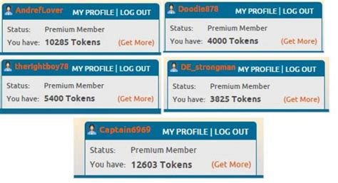 chaturbate token kosten|Tokens & Memberships